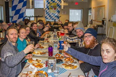 The 2017 wintercrew celebrating Oktoberfest (Photo: Robert Schwarz)